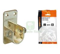 2CF REGGITUBO ARMADIO OVALE LATERALE SELF WORKIT ZAMA OTTONE LUCIDO TUBO MM 30X: