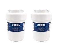2COOL GE MWP Smart Water - Filtro dell'acqua compatibile con frigorifero, congelatore, distributore d'acqua e filtro per ghiaccio, per GE MWF Smart Water, Hotpoint, Amana e Kenmore, confezione da 2