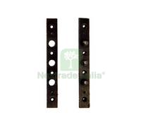 2COPPIE ANTISCASSO PARASTRAPPO A TRE PUNTE MM.20X4X160H.:
