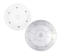 2cps Pratico Espositore per Torta Giradischi Espositore Trasparente Giradischi