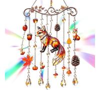 2D acrilico animale Sunlight Catch Crafts | Wind Chimes Outdoor | Scacciapensieri autunnali per terrazza, portico, gazebo, balcone, patio, funerale, cortile, albero