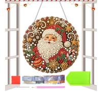2D Acrylic Christmas Ornaments - Pearl Art Holiday Tree Décor Set Pieces