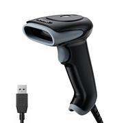 2D Barcode Scanner, Eyoyo Lettore di Codici a Barre QR con Scansione dello Schermo, Portatile Scanner di Codici a Barre Cablato con Cavo USB per Supermercati Farmacie Biblioteche Negozi