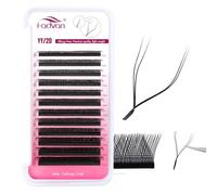 2D Extension Ciglia YY 0.07L Curl Mixed 8-14mm Forma Y Estensioni delle Ciglia Professionale Volume Russo Bouquet Premade Fan FADVAN(0.07L, 8-14mm)