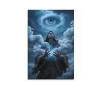 2D, pittura squisita, l'occhio della terra, cosa c'è dentro il misterioso buco nero, adatto da appendere nella tua camera da letto poster su tela da parete per soggiorno, camera da letto, sala da