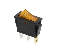 2D3P-YELLOW-LED KCD3 220V ON/OFF SPST Interruttore a bilanciere unipolare a singolo lancio 20A 125VAC