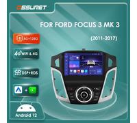 2din 360 Fotocamera Android Autoradio per Ford Focus 3 MK 3 2011 - 2017 Lettore video multimediale Navigazione GPS Stereo 6115 Autoradio