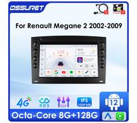 2din Android 12 Autoradio per Renault Megane 2 2002-2006 2007 2008 2009 lettore multimediale 4G DSP Carplay GPS Stereo 7862 Schermo