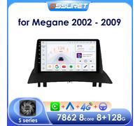 2din Autoradio Autoradio Intelligente per Renault Megane 2 2002-2009 Auto Lettore Multimediale Senza Fili CarPlay Audio Stereo schermo S1 rearcam
