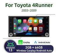 2Din Radio GPS Stereo Per Toyota 4Runner 4-Runner 4 Runner 2003-2009 7 "Schermo Wireless Carplay Autoradio Android Car Multimedia