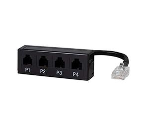 2direct GmbH Logilink 4 - Porte splitter per adattatori modulari 1 * R45/4 * Rj11,MP0036