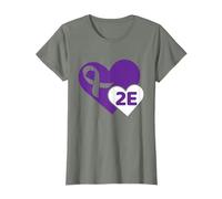 2E Twice Eccezionale Regalo Bambini T Shirt Educare Bambini Maglietta