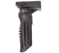2EAGLE Accessorio Softair - Impugnatura Frontale Verticale Pieghevole/compatta per Fucili Softair - Compatibile con guidi da 20mm - Colore: Nero - Materiale: polimero ad Alta Resistenza