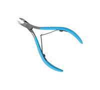 2EASY - Cuticles Nipper tronchesino tagliaunghie di precisione - tronchesino professionale per cuticole in acciaio inox - manicure mani e pedicure piedi - unghie incarnite (Azzurro)