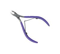 2EASY - Cuticles Nipper tronchesino tagliaunghie di precisione - tronchesino professionale per cuticole in acciaio inox - manicure mani e pedicure piedi - unghie incarnite (Viola)
