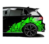 2er Set Auto Adesivo Triangoli 120x60cm Scelta Colore Frammenti Geometrica KX075