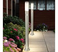 2er Set Esterno da Pavimento Supporto Luci Acciaio Inox Giardino Weg Lampade [EEK: Non valutato]