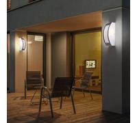 2er Set Esterno Parete Lampade Acciaio Faretto Illuminazione Giardino Terrazzi [EEK: Non valutato]