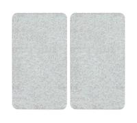 2er Set Glasabdeckplatten Trasparente per Glaskeramik-Kochfelder 30x52 CM
