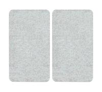 2er Set Glasabdeckplatten Trasparente per Glaskeramik-Kochfelder 30x52 CM
