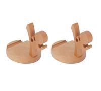 2er-Set Handyhalterung aus Buchenholz, niedlicher Smartphone-TischstÃ¤nder fÃ¼r BÃ¼ro und KÃ¼che