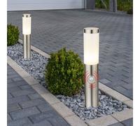 2er Set Lampada per Esterni Movimento Illuminazione Acciaio Inox Cortile Altezza [EEK: Non valutato]