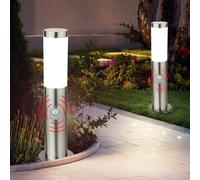 2er Set LED Acciaio Inox da Pavimento Luci 9,5 Watt Esterno Lampade Garage [EEK: F]