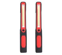 2er Set LED Lampada da Lavoro Torcia Cob Torcia Magnetico