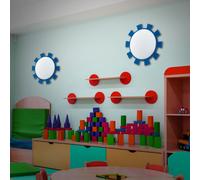 2er Set LED Soffitto Lampade Telecomando Camere Bambini RGB Parete Big Luce