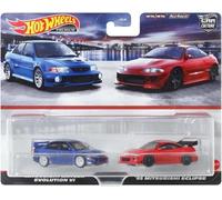 2er Set - MITSUBISHI Lancer Evo IV & 1995 Eclipse - Hot Wheels 1:64