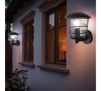 2er Set Parete Lanterne Veranda Esterno Lampade Facciate Alu Faretto Giardino [EEK: Non valutato]