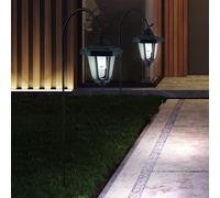 2er Set Plug-In Luci LED Illuminazione Esterni Solare Lanterna Schalter Terrazza