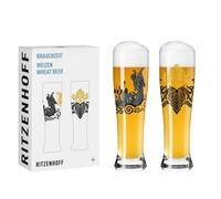 2er Set RITZENHOFF Weizenbiergläser #10 Brauchzeit 19+20 Jakub Vaniŝ 2023