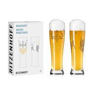 2er Set RITZENHOFF Weizenbiergläser #9 Brauchzeit 17+18 Vasconcelos 2023 Wa