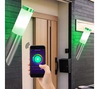 2er Set Smart RGB LED Parete Lampade Giardino Facciate Entrata Luci Google Alexa [EEK: F]