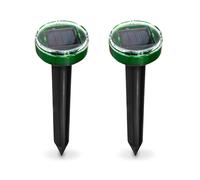 2er Set Solare Ultrasuoni Repellente per Talpe Difesa Dalle Talpe Anti Talpe