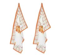 2er Set Strofinaccio Vendemmia Autunno 70x50cm 100% Cotone EASY LIFE