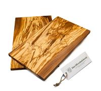 2er Set Vassoio da Colazione Rettangolare di Legno D 'ol Ivo