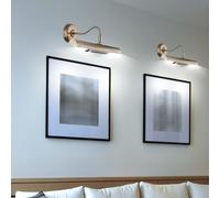 2er Set Vecchio Ottone Immagini Luci Scala Corridoio Parete Lampade Faretto Luce [EEK: F]