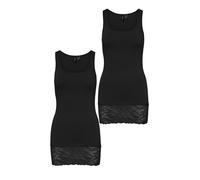 2er SET Vero Moda Top in pizzo sul fondo dello scollo a V