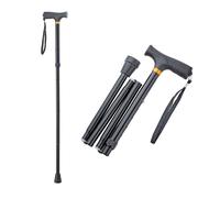 2er Set Weinberger Walker Nero Bastone Da Alluminio Passeggio Pieghevole