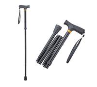 2er Set Weinberger Walker Nero Bastone Da Alluminio Passeggio Pieghevole