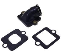 2EXTREME Collettore di aspirazione in uarnizione STANDARD per Piaggio 50ccm 2 tempi - compatibile con NRG Power, TPH, Zip, Gilera Runner, Ice, Aprilia SR50 - passaggio 21 mm
