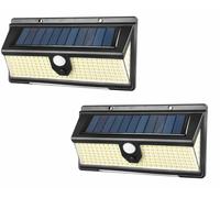 2FARETTO 190LED DA ESTERNO CON PANNELLO SOLARE SENSORE DI MOVIMENTO CREPUSCOLARE [EEK: A+]