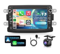 2G&64G 7" Autoradio per Dacia Duster Sandero Dokker Logan Lodgy Captur con Carplay Android Auto Wireless Android 13,touchscreen Bluetooth RDS/FM Radio,Wi-Fi Navigazione/Telecamera posteriore AHD