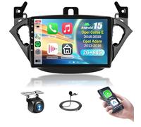 2G&64G 9" Autoradio per Opel Corsa E 2015-2019/Opel Adam 2013-2016 con Carplay Android Auto Wireless Android 15,touchscreen Bluetooth RDS/FM Radio,Wi-Fi Navi/Telecamera posteriore AHD