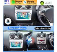2G+64G Android 13 per Alfa Romeo Mito+Cam Autoradio Navi Fit Apple CarPlay Wifi