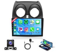 2G 64G Android Autoradio per Nissan Qashqai 2006-2016, 9 Pollici Touchscreen Autoradio con Wireless Carplay Android Auto Navi GPS Mirror Link Bluetooth FM/RDS Radio WiFi USB+ Telecamera Posteriore