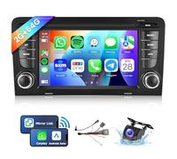 2G+64G Autoradio Android 13 per Audi A3 8P S3 8P RS3 con Wireless Carplay Android Auto, 7 pollici Touch Screen Bluetooth Stereo Auto, GPS, Wi-Fi, Radio FM RDS,Mirror Link, Retrocamera