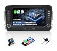 【2G+64G】CAMECHO Android 13 Autoradio per Mercedes Benz C CLK G Klasse W203 W209 W463 Viano Vito W639, Navi Wireless Carplay Android Auto, 7'' Stereo con Schermo Bluetooth RDS MirrorLink e USB+Canbus